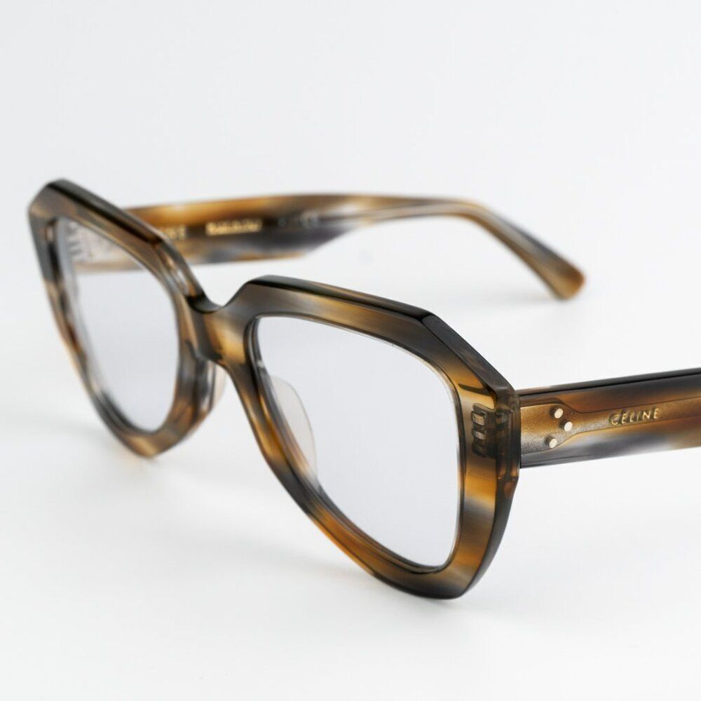 SALE! NEW Celine CL40046U 55A Coloured Havana Smoke Photochromatic Sunglasses - Picture 5 of 12